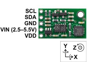 Pololu MinIMU-9 - Pinout